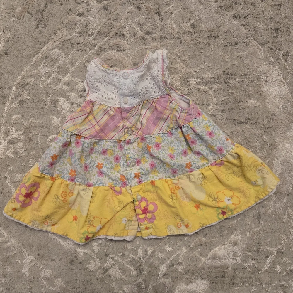 The Children's Place Colorful Floral Patchwork Dress - Picture 2 of 5